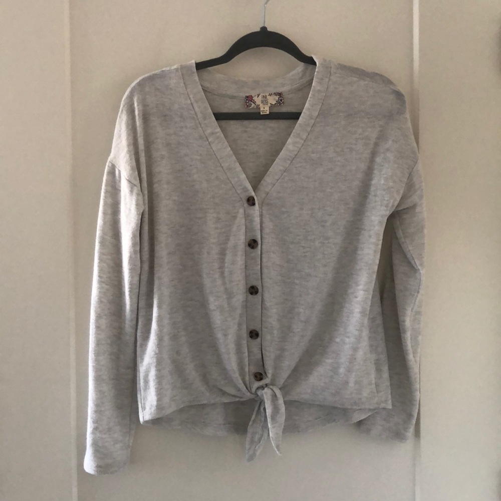 Tie front shirt